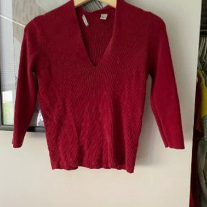 Halogen v-neck shirt